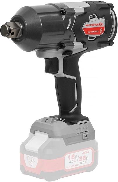 Гайковерт Интерскол ГАУ-1200/36ВЭ аккум. патрон:квад.3/4" (819.0.0.70) фото 1