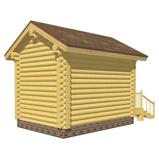 Проект бани БО-7-6 3х4 фото 5