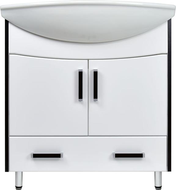 Тумба Астра 75 DORATIZ 9911.031, белая, под умывальник Стиль 75 фото 2