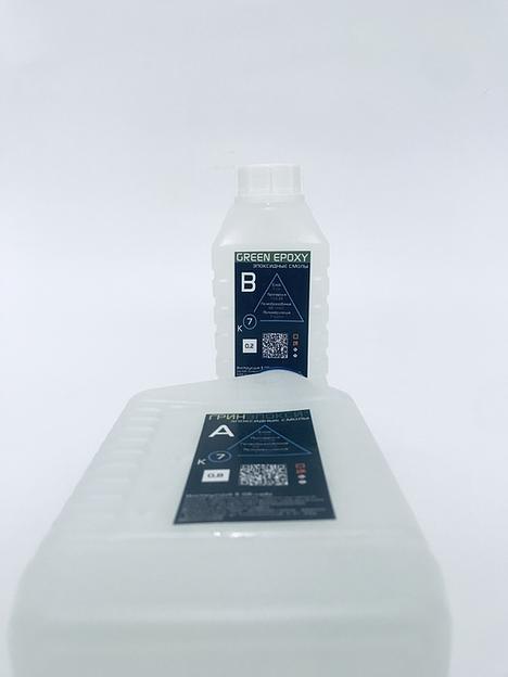 Эпоксидная смола Green Epoxy SLAB «Кристалл-7» К7 универсальная фото 1