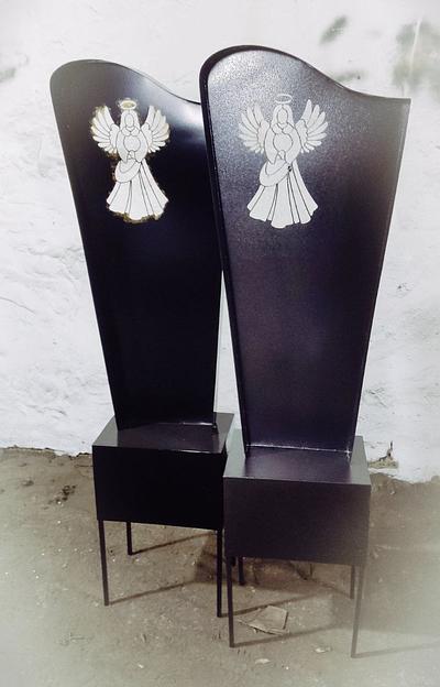 Памятник на тумбе «Ангел» металлический, опт фото 1