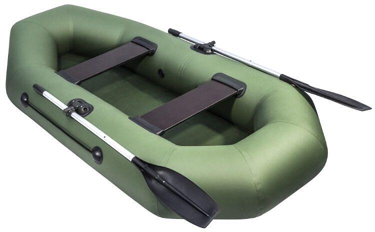 Лодка Аква Оптима 240, 2400*1200*340 мм., цвет: зеленый фото 4