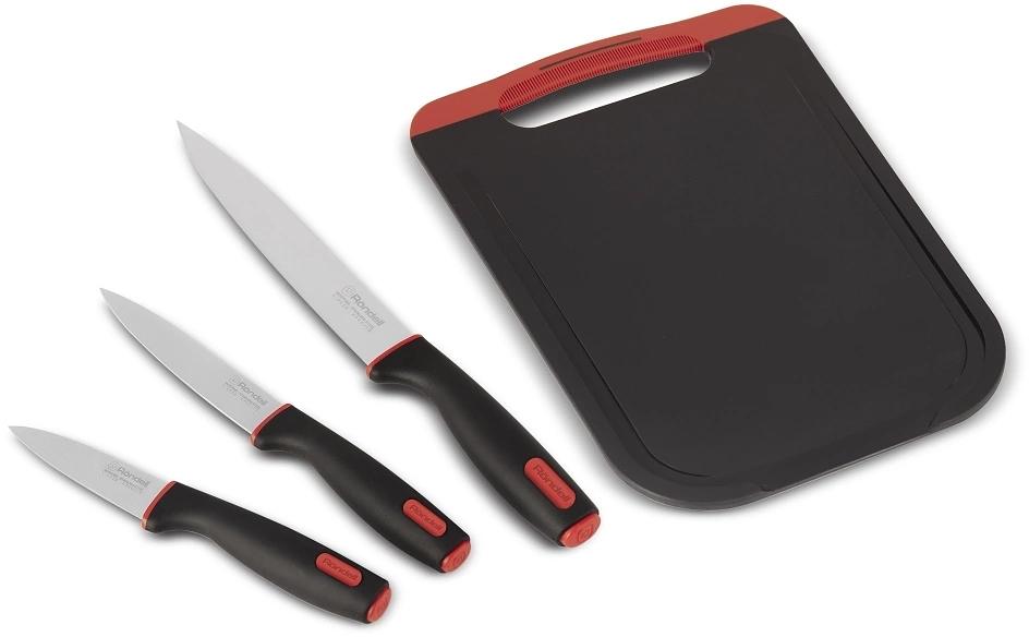 Набор ножей 3 шт с разделочной доской Urban Rondell RD-1010 фото 6