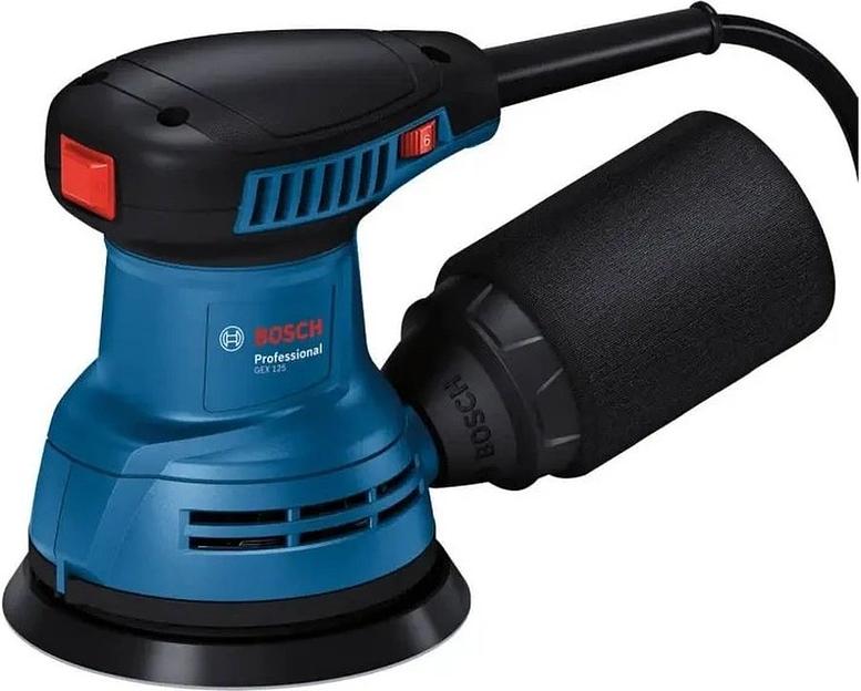 Эксцентриковая шлифмашина Bosch GEX 125 290Вт D125мм (06013A80F0) фото 1