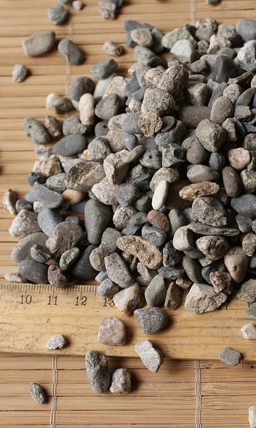 Галька камень речной Серый /тн (5-10 мм) фото 1