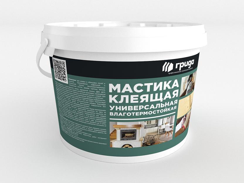 Универсальная клеящая мастика влаготермостойкая «Грида» фото 1
