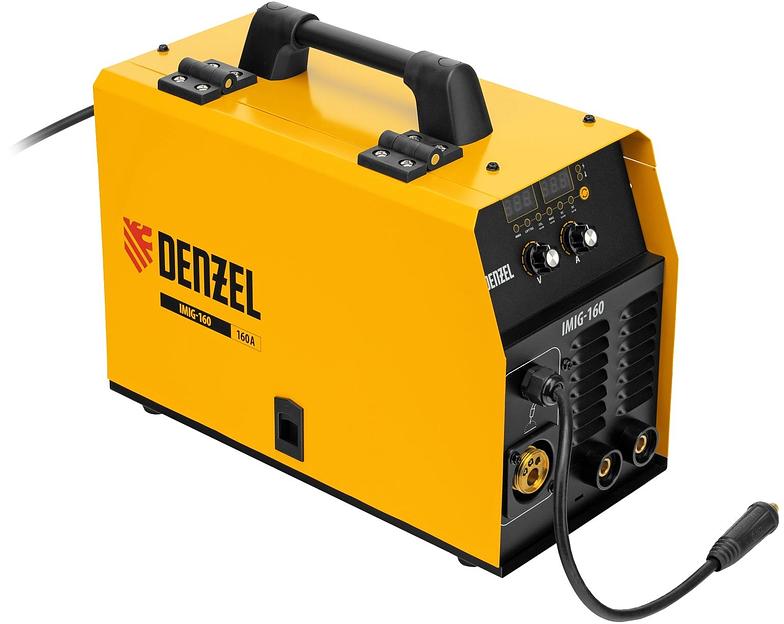 Аппарат инвертор. полуавтомат. cварки IMIG-160 Synergy, 160 А, ПВ 60%, катушка 5 кг// Denzel фото 8
