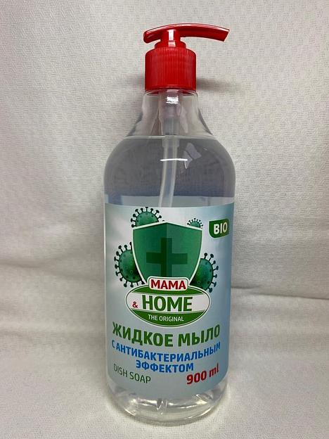 Жидкое мыло Mama&Home с антибактериальным эффектом, 0,9 л фото 2