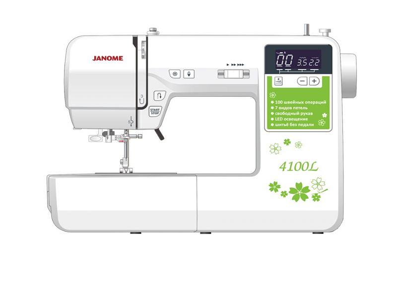 Швейная машина Janome 4100L белый фото 1