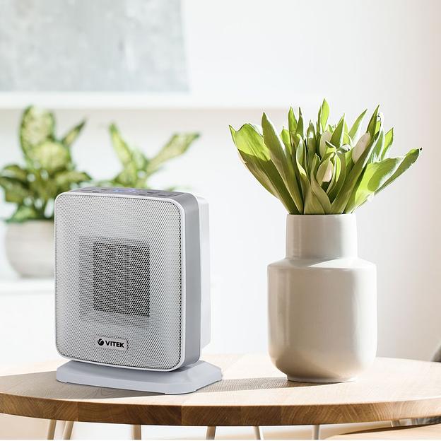 Тепловентилятор Vitek VT-2052 1500Вт белый фото 8