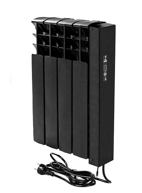 Электрический радиатор (обогреватель) «Normand» 4 чёрный ОПТ фото 1