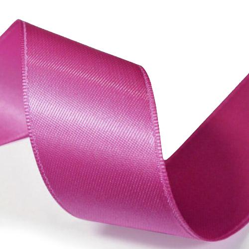 Атласная лента двухсторонняя премиум 50 мм 100 м розовая фото 1