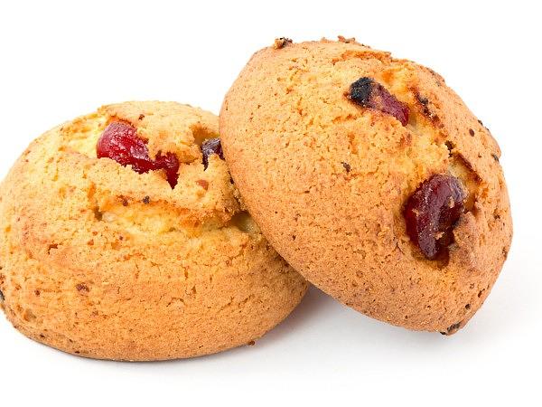 Печенье творожное с вишней ОПТ фото 1