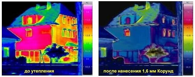 Жидкая керамическая теплоизоляция Корунд "Фасад" 10л. фото 5