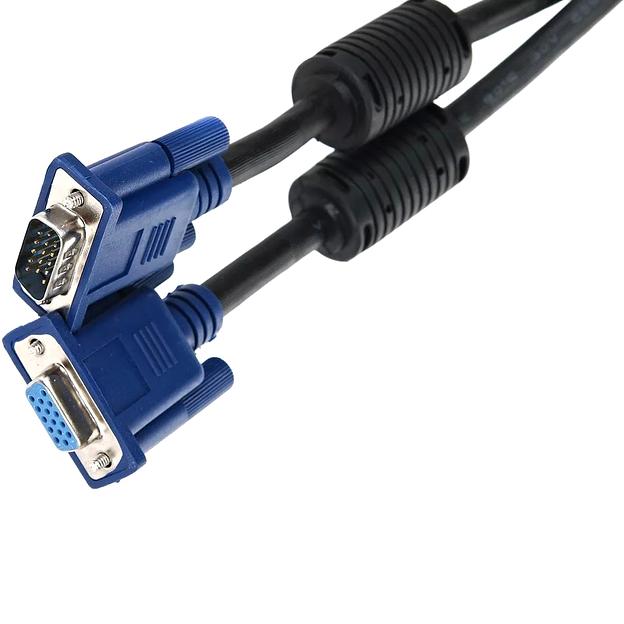 Кабель соединительный SVGA (15M/M) 3m 2 фильтра TV-COM VCOM QCG120H-3M фото 3
