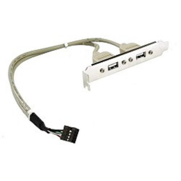 Espada Планка в корпус USB2.0 -2 порта, (EBRCT-2PrtUSB2) фото 1