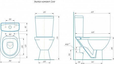Унитаз «Rosa Соло» фото 2