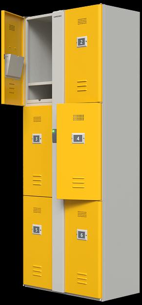 Автоматические шкафы-локеры для учебных заведений и предприятий серии «LP-6E» фото 2