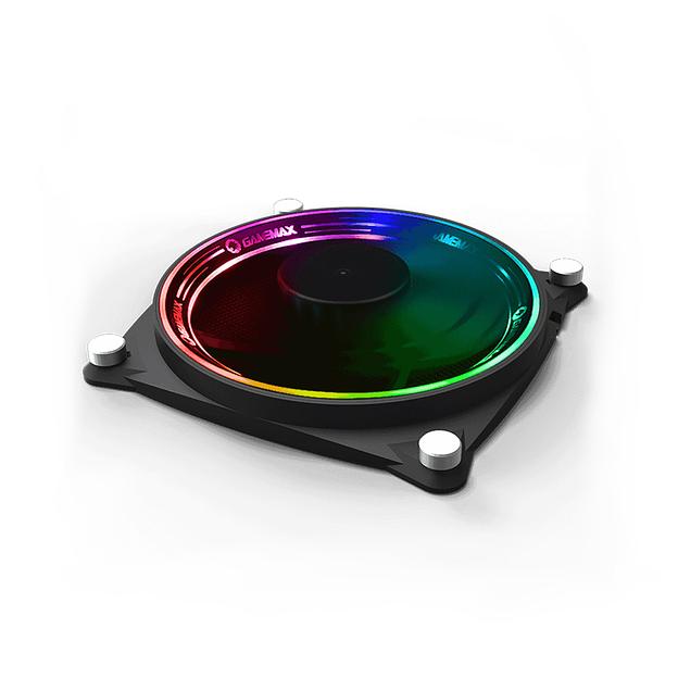 Кулер для компьютерного корпуса Gamemax RB300 (3-Fan Pack) 14050100934 Чёрный фото 2