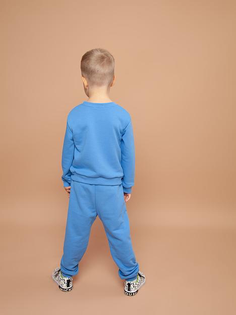 Джемпер детский цвет голубой ОПТ фото 4