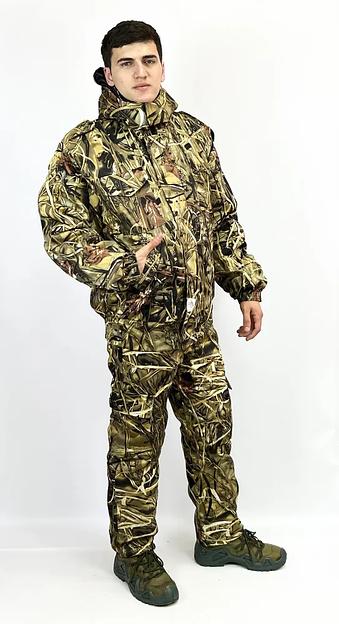 Костюм камуфляжный зимний, трава, ткань «Грета», опт фото 1