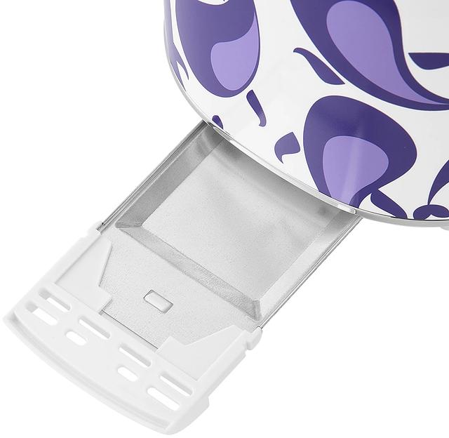 Тостер Kitfort КТ-6863 1080Вт белый/фиолетовый фото 5