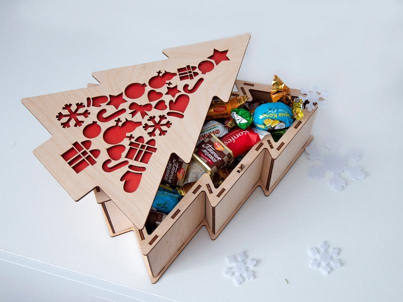 Фанерная коробка Елочка 2 фото 1