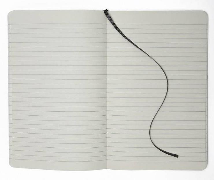 Блокнот Moleskine CLASSIC QP060 Large 130х210мм 240стр. линейка твердая обложка черный фото 3