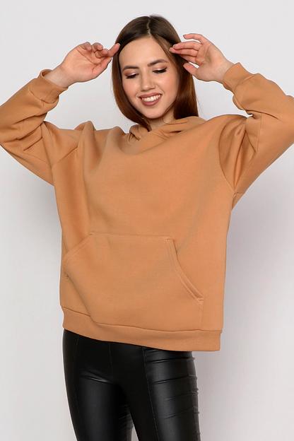 Женский джемпер Style Magro «Oversize», бежевый, опт фото 9