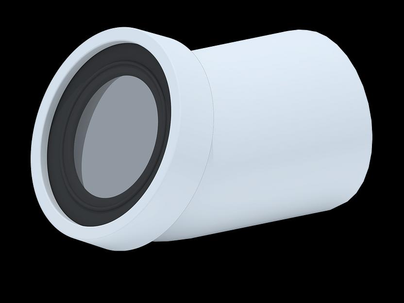 Труба фановая АНИ 110x22.5 градусов фото 1