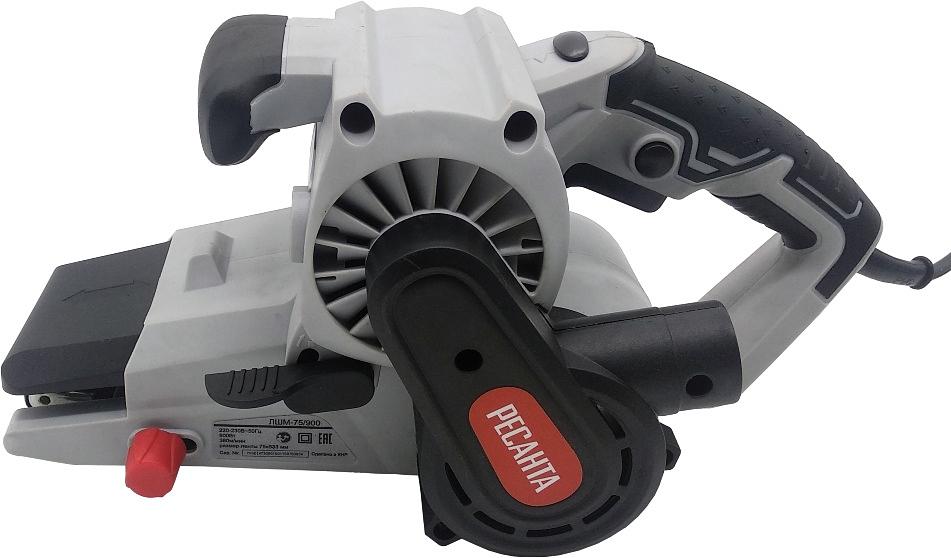 Ленточная шлифовальная машина Ресанта ЛШМ-75/900 900Вт (ширина ленты 75мм) фото 2