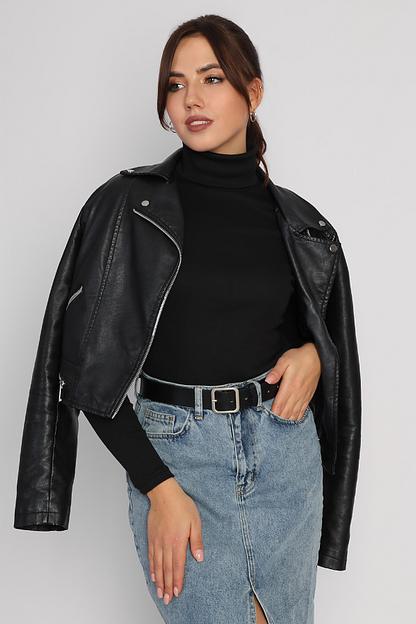 Водолазка женская Style Magro «Кашкорсе», чёрный, опт фото 4