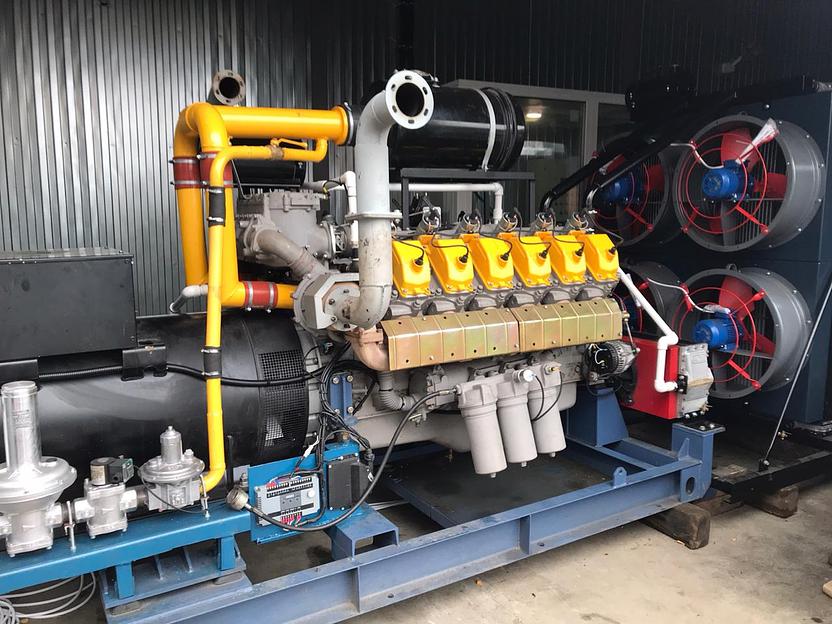 Газопоршневая электростанция 315 кВт (ЭГП-315) АГП-315, газогенератор 315 кВт на биотопливе (ГГУ-315) фото 1