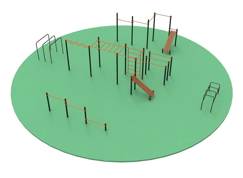Воркаут площадка DLG «WP-3015» фото 1