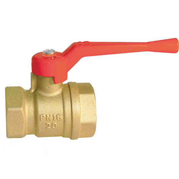 Шаровой латунный кран 11Б27П1 фото 1