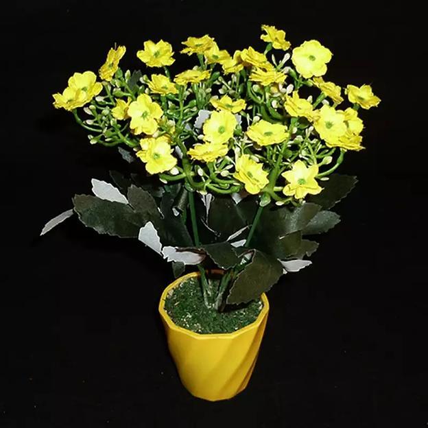 Букет искусственных цветов в горшке 536 фото 4