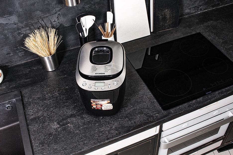 Хлебопечь Hyundai HYBM-P0212 600Вт черный/серебристый фото 8