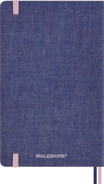 Блокнот Moleskine LIMITED EDITION SAKURA LESU08QP060 Large 130х210мм обложка текстиль 176стр. линейка синий 2025 фото 2