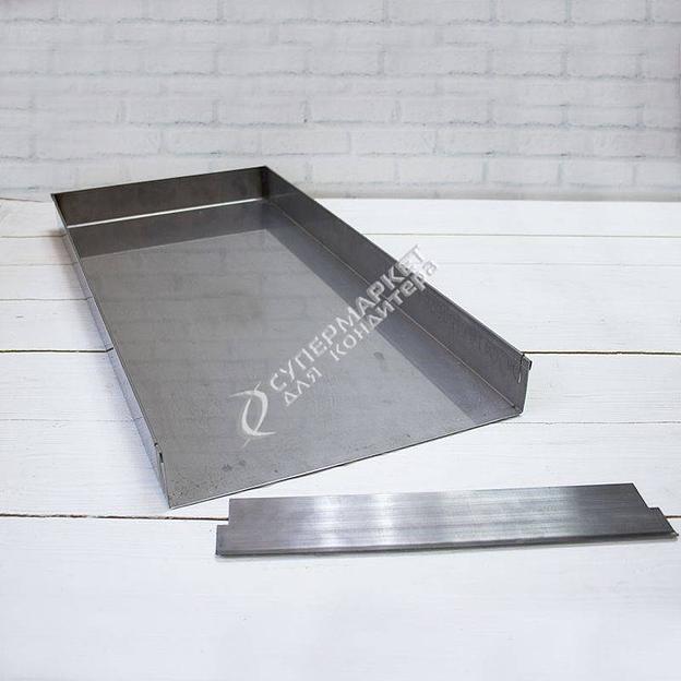 Противень 400х400 мм высота 50 мм толщина 1,5 мм съемный борт алюминий VTK Products фото 1