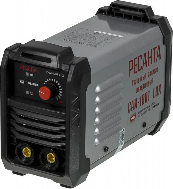 Сварочный аппарат Ресанта САИ-190Т LUX инвертор ММА DC 7.2кВт фото 1