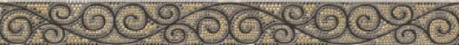 Плитка керамическая CERSANIT Illusion 440x50 бордюр орнамент 12235 (IL1J451) фото 1