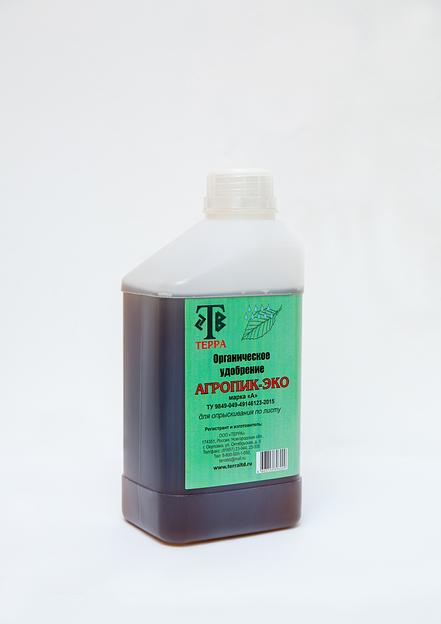 Жидкое органическое удобрение «АГРОПИК – ЭКО» для опрыскивания по листу фото 1