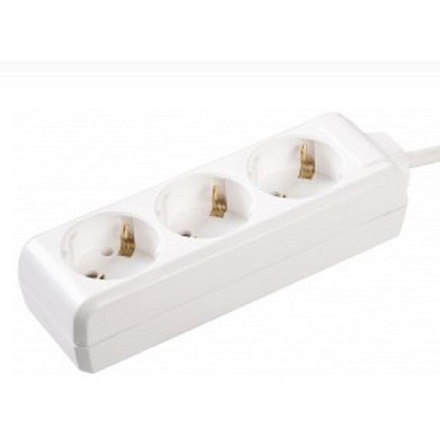 Iek WYP10-16-03-01-Z-17 Удлинитель У03 3 места 2 Р + P Е /1,5метра 3х1мм2 16А/250В IEK фото 1