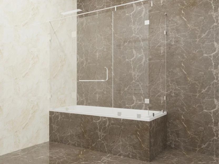 Душевое ограждение КазСтекло КС-170Р прозрачное фото 1