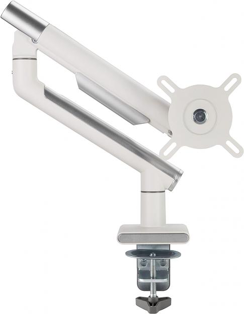 Кронштейн для мониторов Ultramounts UM713W белый 17"-32" макс.9кг крепление к столешнице поворот и наклон фото 1