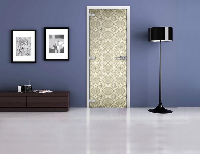 Стеклянная межкомнатная дверь «Textures-17» опт фото 1