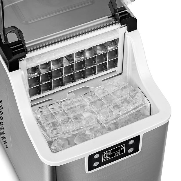 Ледогенератор Kitfort КТ-1826 150Вт 3200мл. нержавеющая сталь/черный фото 4