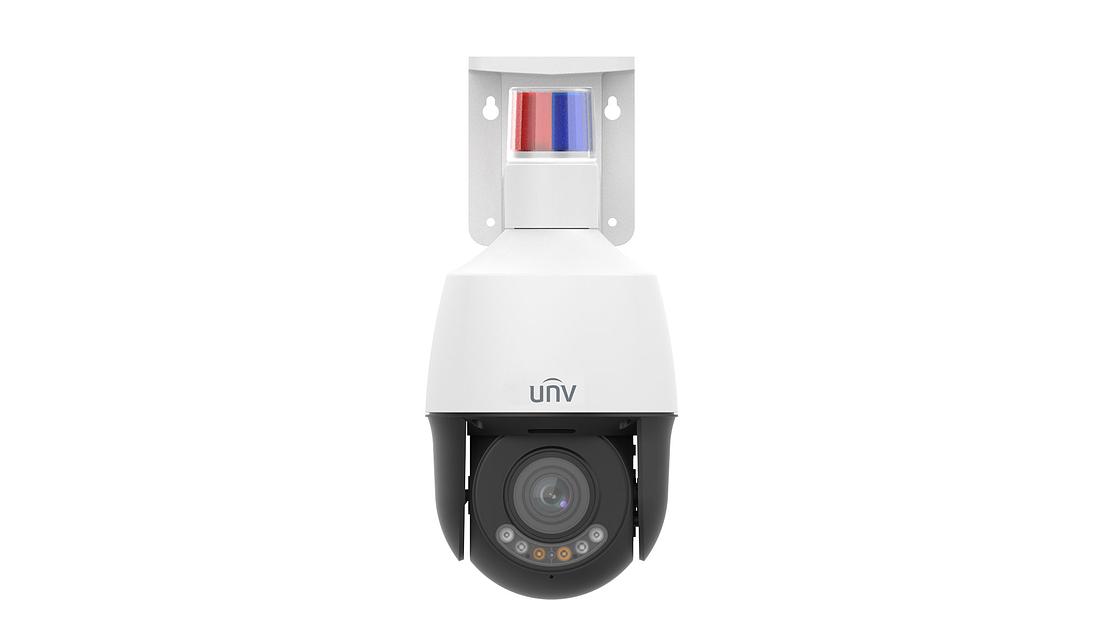 3.5 inch Active Deterrence Mini PTZ(Plastic)2/5MP 30fps 1/2.8” 5X, IR 50m, SD, Audio1/1, Alarm 1/1, mic, speaker, Auto tracking, Privacy mask, Active Deterrence фото 1