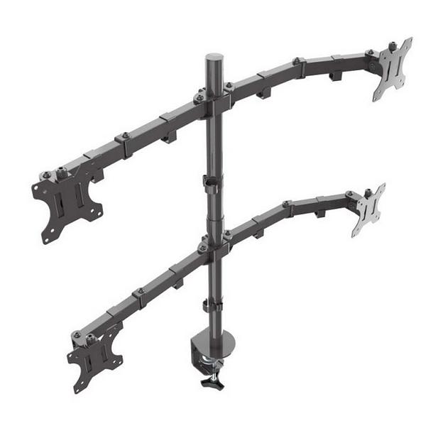 Кронштейн для мониторов Onkron D421E черный 13"-32" макс.32кг настольный поворот и наклон фото 2