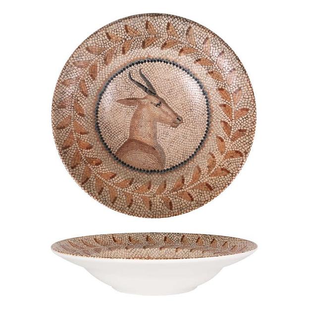 Тарелка d=240 мм. глубокая 400 мл. h=52 мм. Месопотамия, форма Гурмэ /1/6/ фото 1